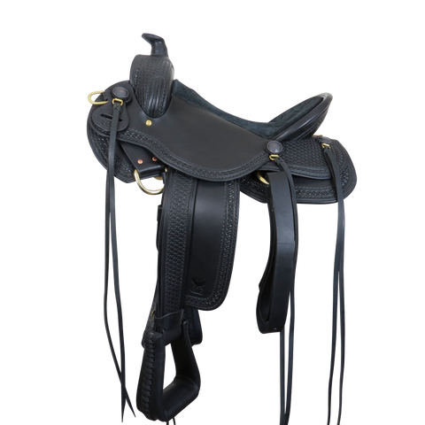 Custom Legacy Saddle by Phoenix Rising Saddles-Phoenix Rising Saddles Gaited Horse Tack