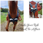 Bow Tie Breast Collar-Phoenix Rising Saddles Gaited Horse Tack