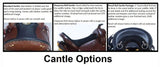 Custom Imus 4-Beat Elite Lightweight Gaited Saddle-Phoenix Rising Saddles Gaited Horse Tack