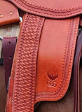 17" Imus 4-Beat Legacy Saddle Wide Tree (Brand New!)-Phoenix Rising Saddles Gaited Horse Tack