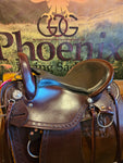 17" Imus 4-Beat Gaited Saddle Standard Tree (Brand New In Stock)-Phoenix Rising Saddles Gaited Horse Tack