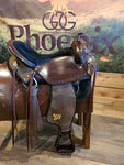 17" Imus 4-Beat ELITE Gaited Saddle Wide Tree (In Stock!)-Phoenix Rising Saddles Gaited Horse Tack