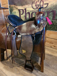 17" Imus 4-Beat ELITE Gaited Saddle Wide Tree (In Stock!)-Phoenix Rising Saddles Gaited Horse Tack