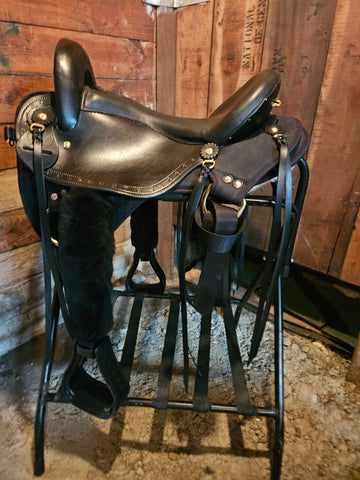 16" Imus 4-Beat ELITE Gaited Saddle Standard Tree (In Stock!)-Phoenix Rising Saddles Gaited Horse Tack