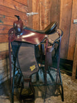 16" Imus 4-Beat ELITE Gaited Saddle Wide Tree (In Stock!)-Phoenix Rising Saddles Gaited Horse Tack