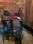 16" Imus 4-Beat ELITE Gaited Saddle Wide Tree (In Stock!)-Phoenix Rising Saddles Gaited Horse Tack